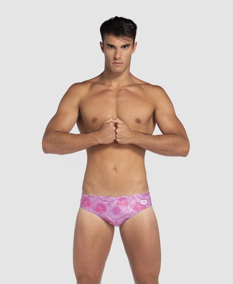 Pink Arena Breast Cancer Awareness Men's Briefs | 84365956