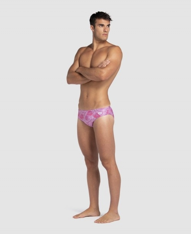 Pink Arena Breast Cancer Awareness Men's Briefs | 84365956