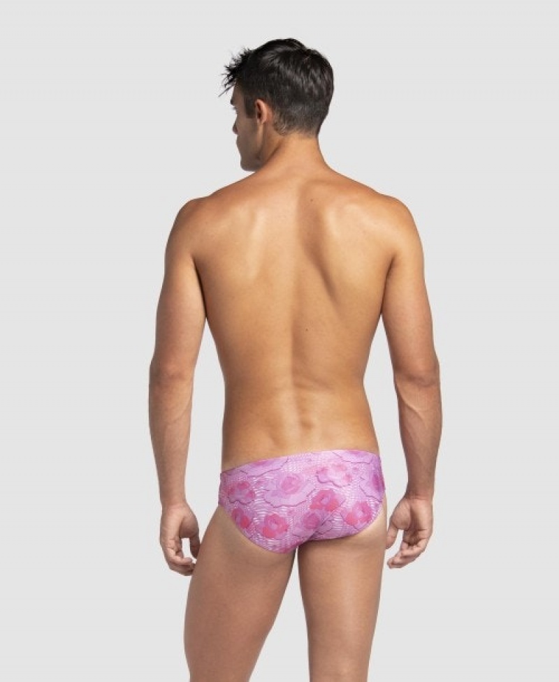 Pink Arena Breast Cancer Awareness Men's Briefs | 84365956