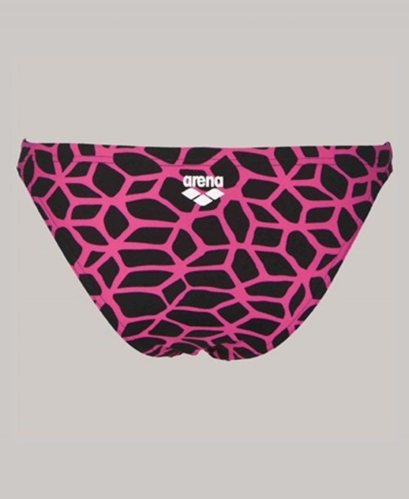 Pink Arena Carbonics Women's Bikini Bottoms | 2779537