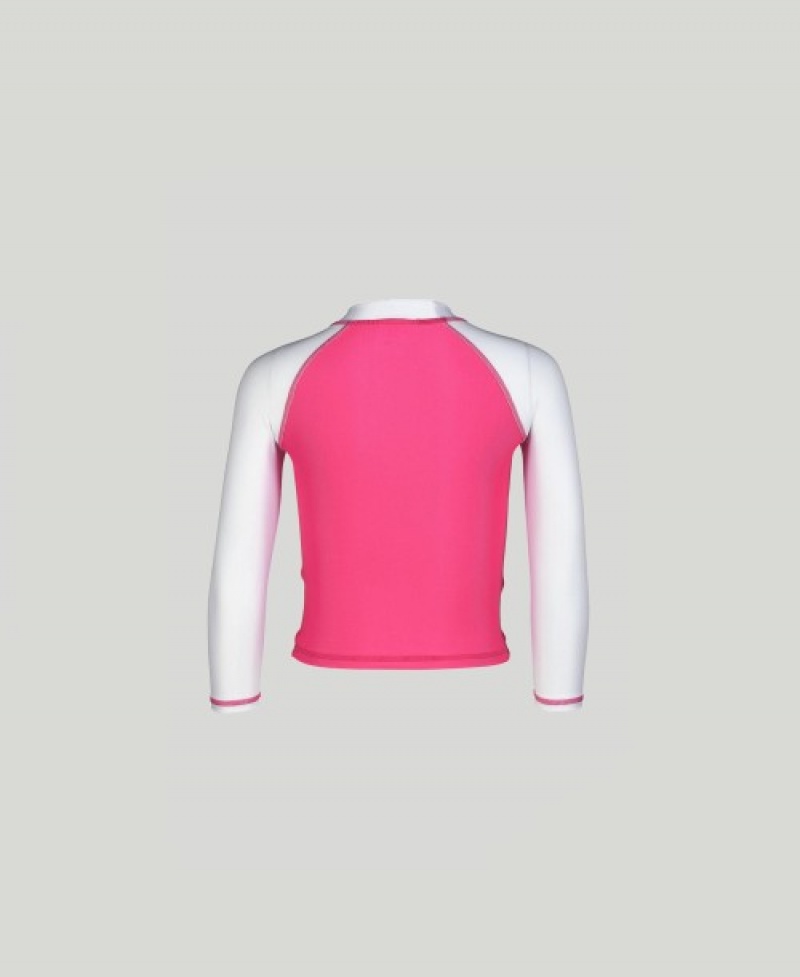 Pink Arena Friends Long Sleeve Girls' Rashguards | 89997473