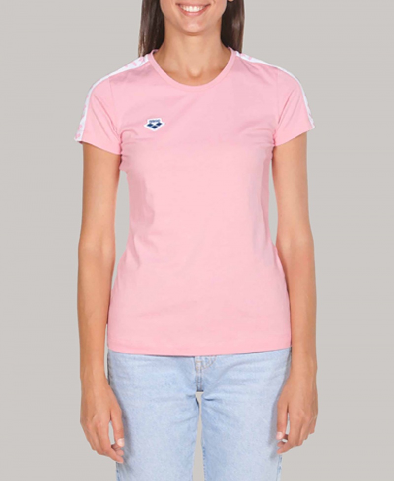 Pink Arena Team Women\'s T Shirts | 23747733