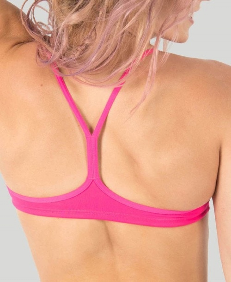 Pink Arena Top Women's Bandeau | 33449992