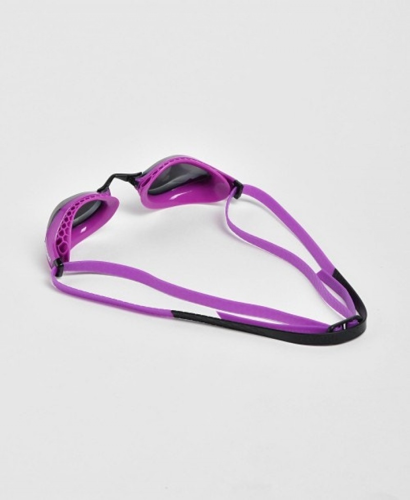 Purple Arena Air Speed Mirror Men's Swimming Goggles | 80546779