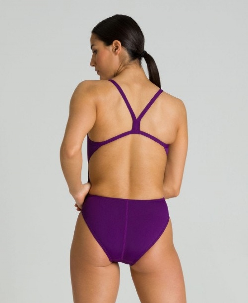 Purple Arena Challenge Women's Swimsuits | 56340164