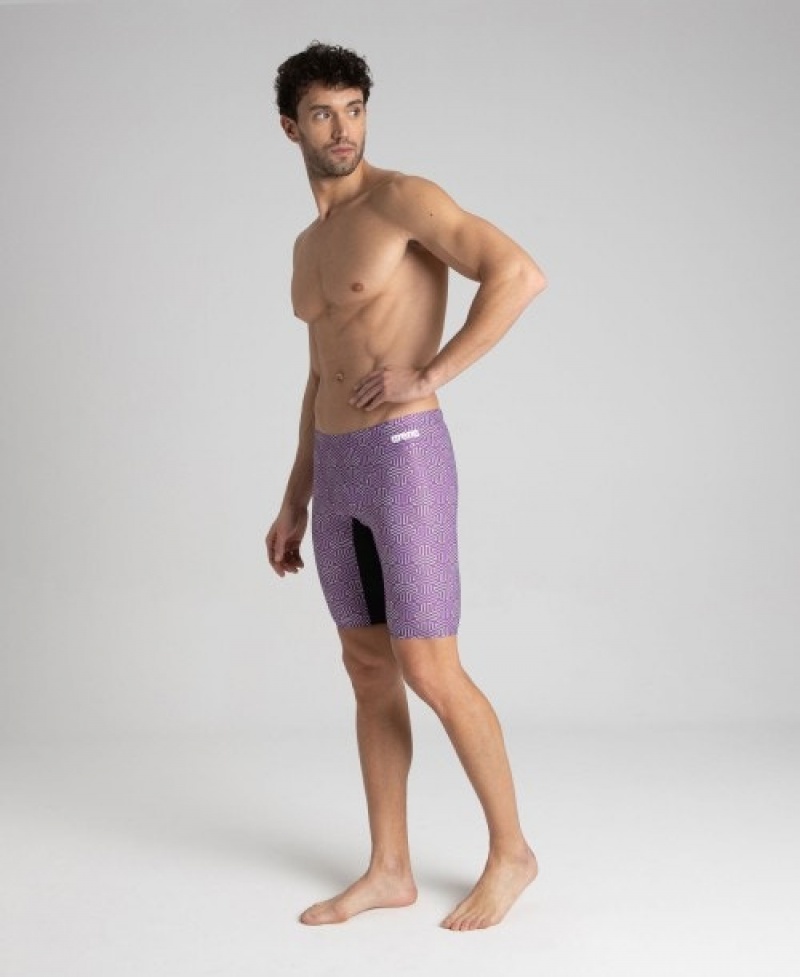 Purple Arena Kikko Jammer Men's Swim Shorts | 19550651