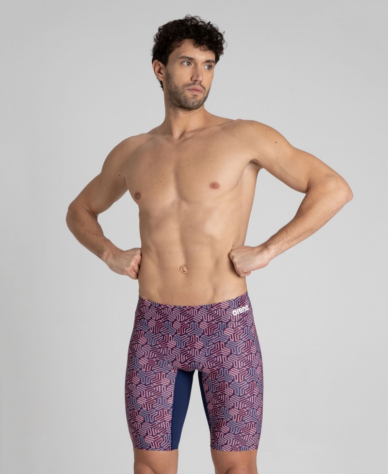 Purple Arena Kikko Jammer Men's Swim Shorts | 19550651