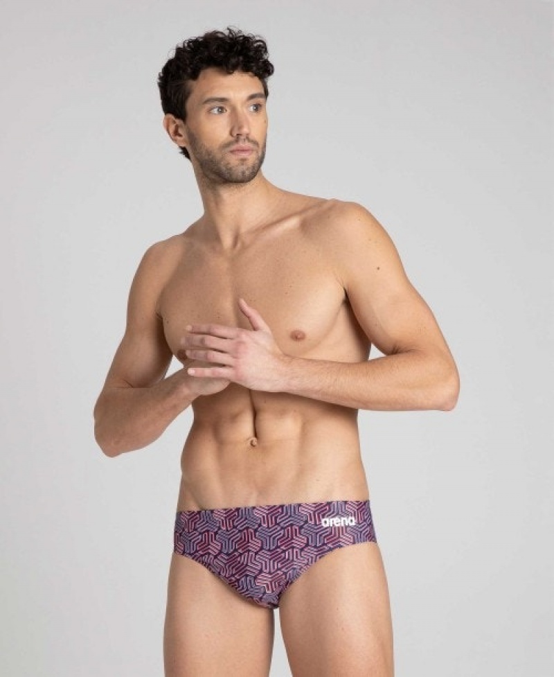 Purple Arena Kikko Men's Briefs | 64736852