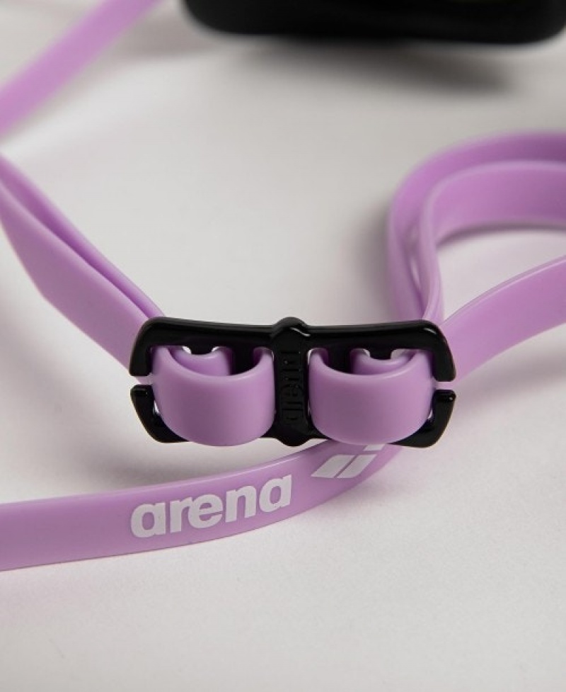 Purple Arena Python Mirror Men's Swimming Goggles | 20368758