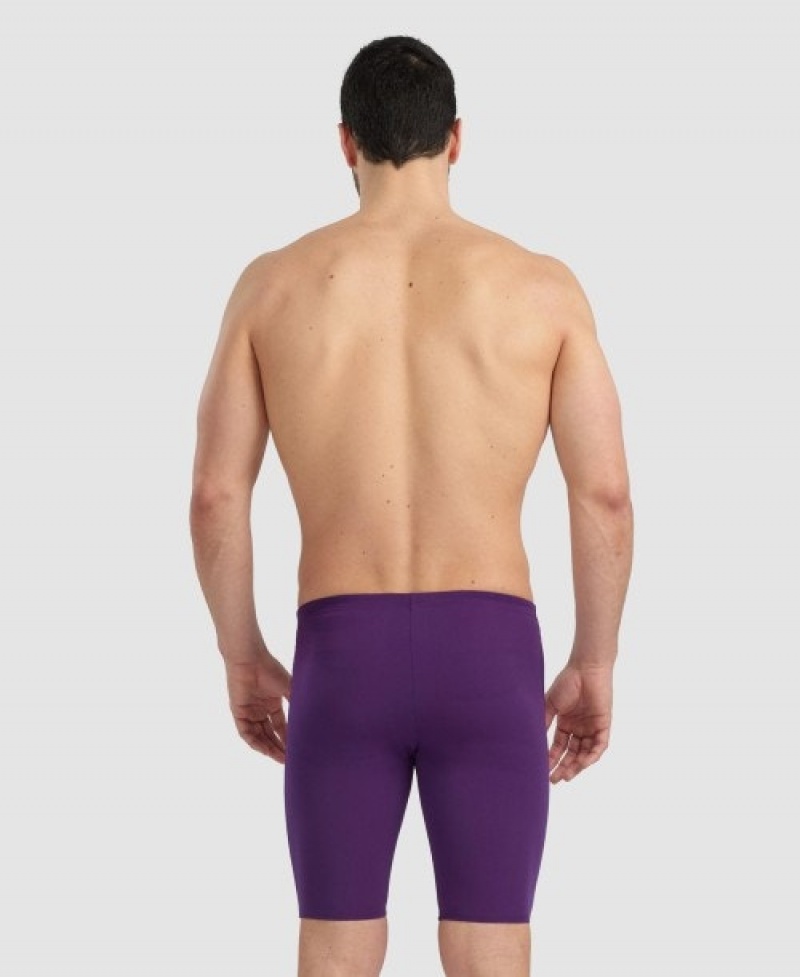 Purple Arena Team Solid Jammer Men's Swim Shorts | 11401788