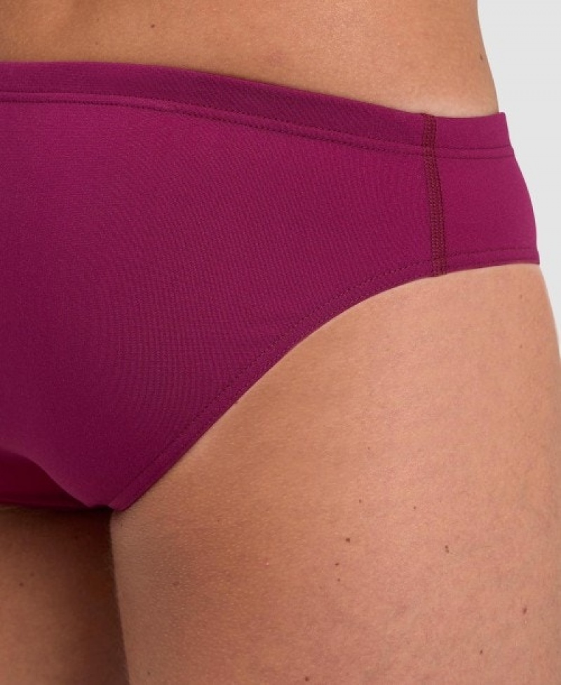 Purple Arena Team Solid Men's Briefs | 86803735