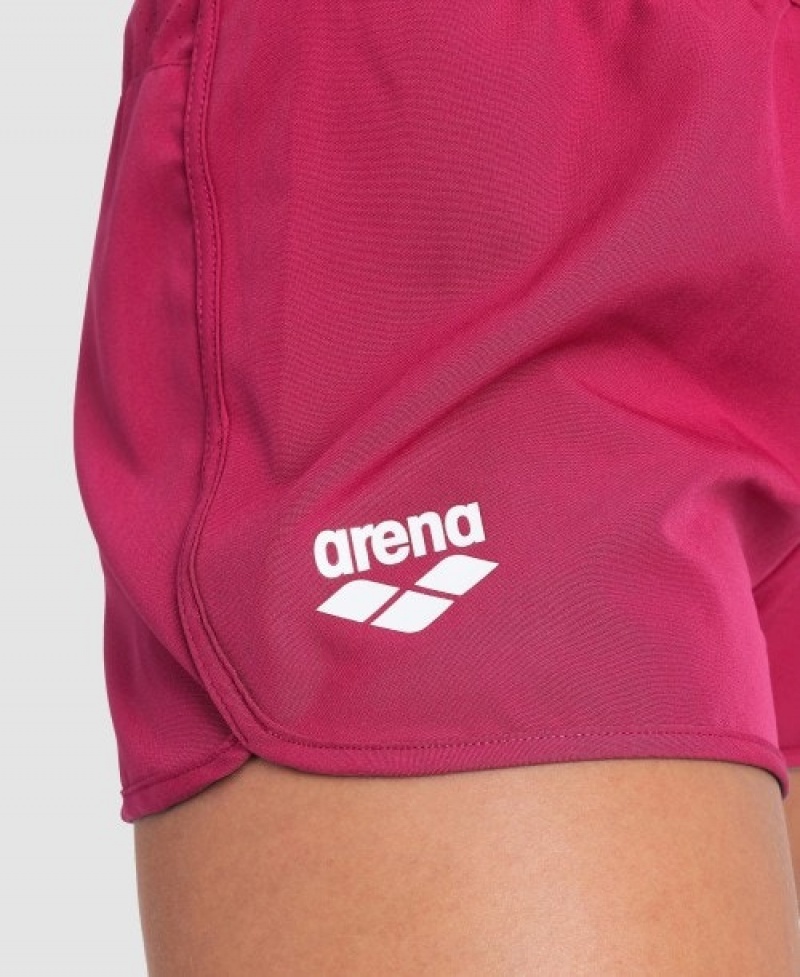 Purple Arena Team Solid Women's Shorts | 11905087