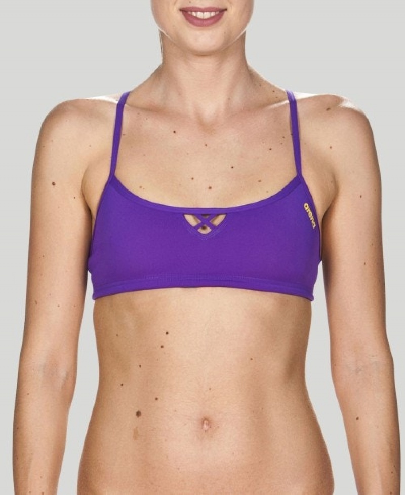 Purple Arena Top Women's Bandeau | 29525445