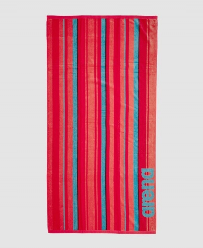 Red Arena Beach Multistripes Ii Men's Towels | 80201077