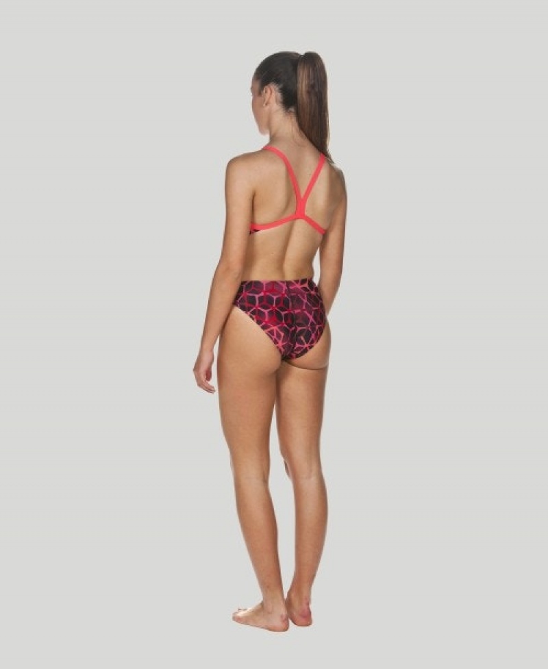 Red Arena Carbonics Ii Challenge Back Women's Swimsuits | 49526343