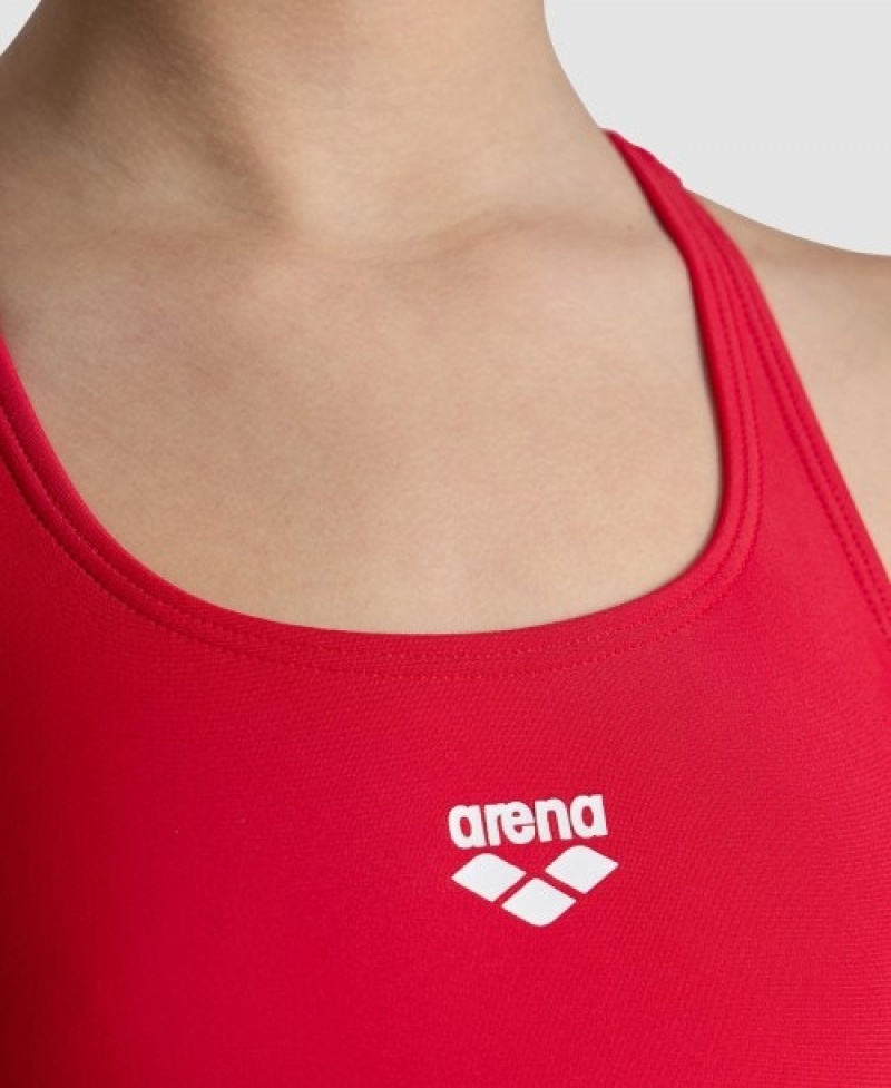 Red Arena Dynamo Swim Pro Girls' Swimsuits | 28198878