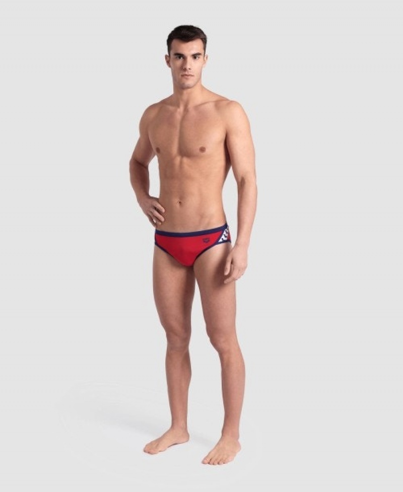 Red Arena Icons Men's Briefs | 10752860