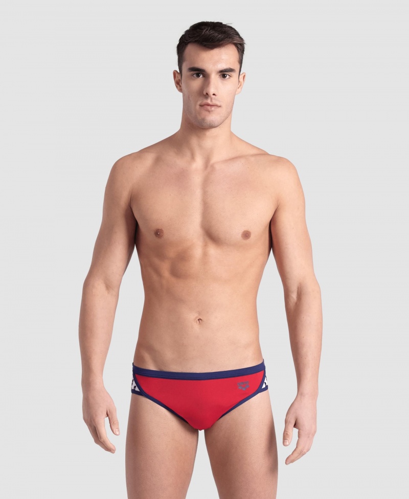 Red Arena Icons Men\'s Briefs | 10752860