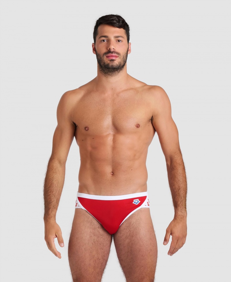 Red Arena Icons Men\'s Briefs | 60251511