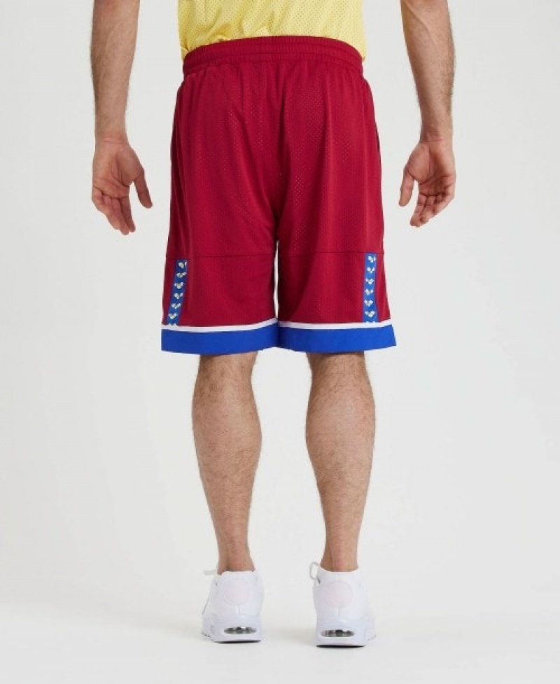 Red Arena Icons Reversible Men's Shorts | 91549701