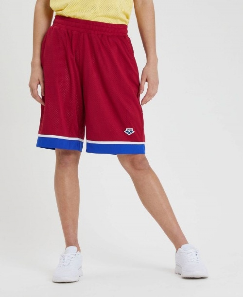 Red Arena Icons Reversible Men's Shorts | 91549701