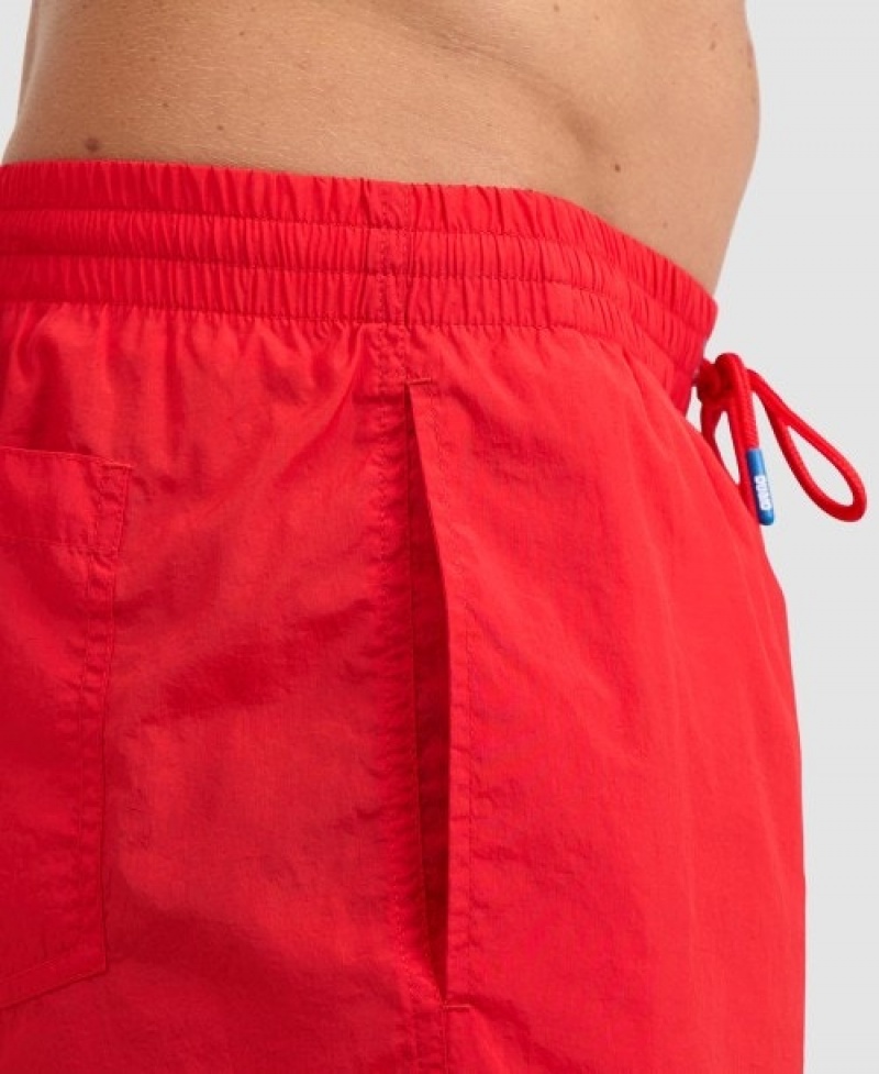 Red Arena Icons Solid Men's Boxer | 17996225