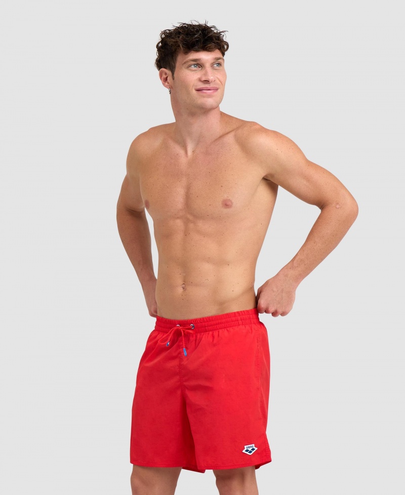 Red Arena Icons Solid Men\'s Boxer | 17996225