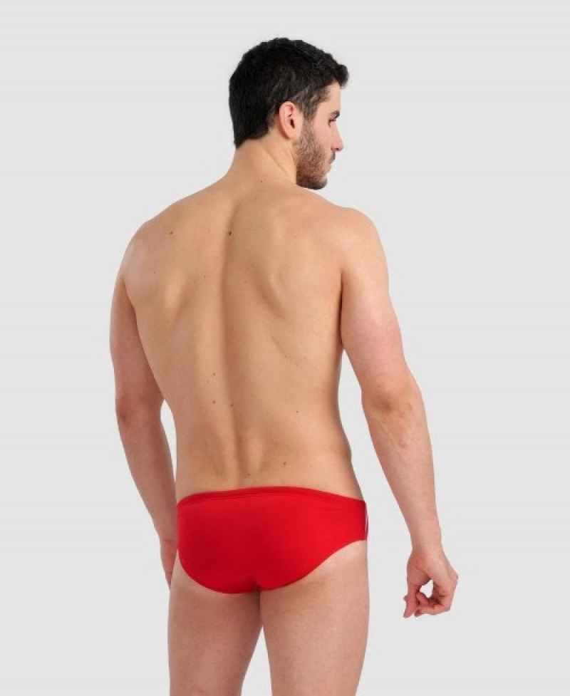 Red Arena Marbled Men's Briefs | 71368219