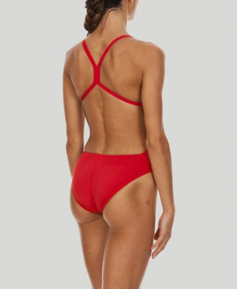 Red Arena Mast Light Tech Back Women's Swimsuits | 52890225