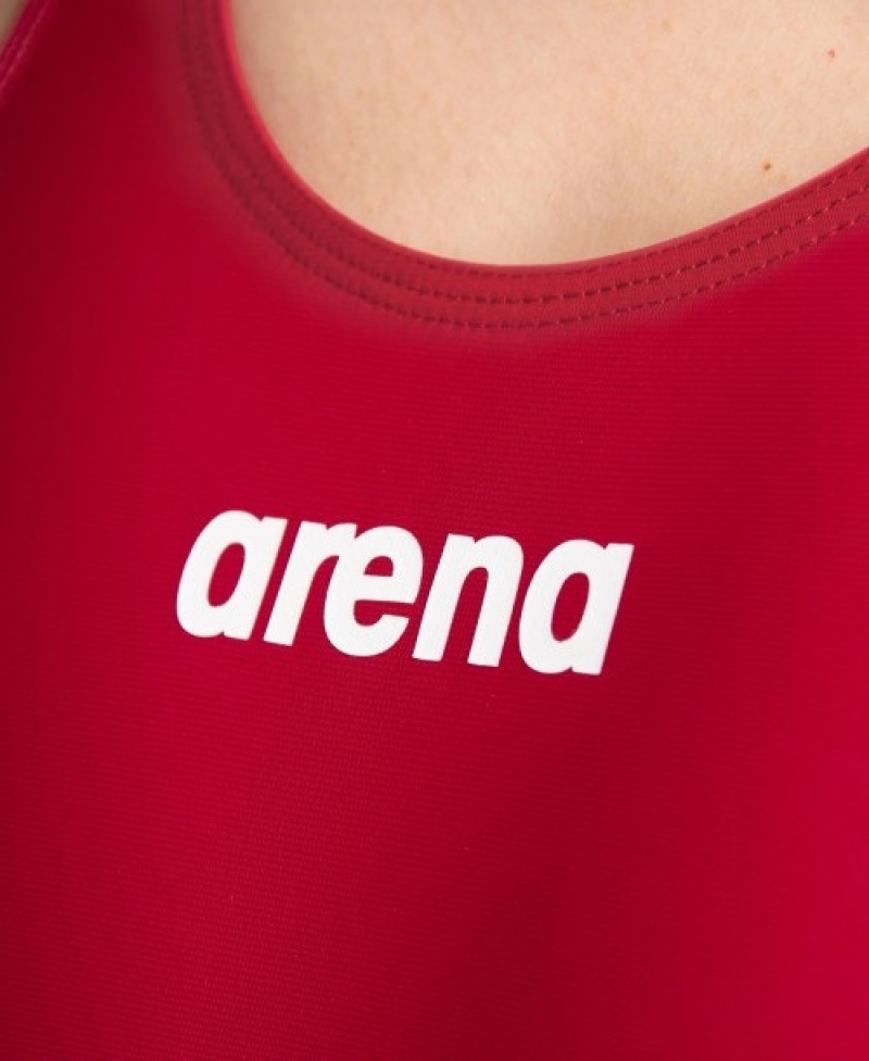 Red Arena Powerskin St Next Eco Open Back Women's Racing Suit | 57745571