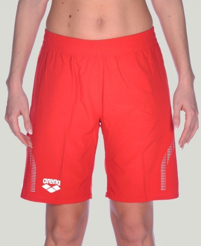 Red Arena Team Line Men's Shorts | 7835539