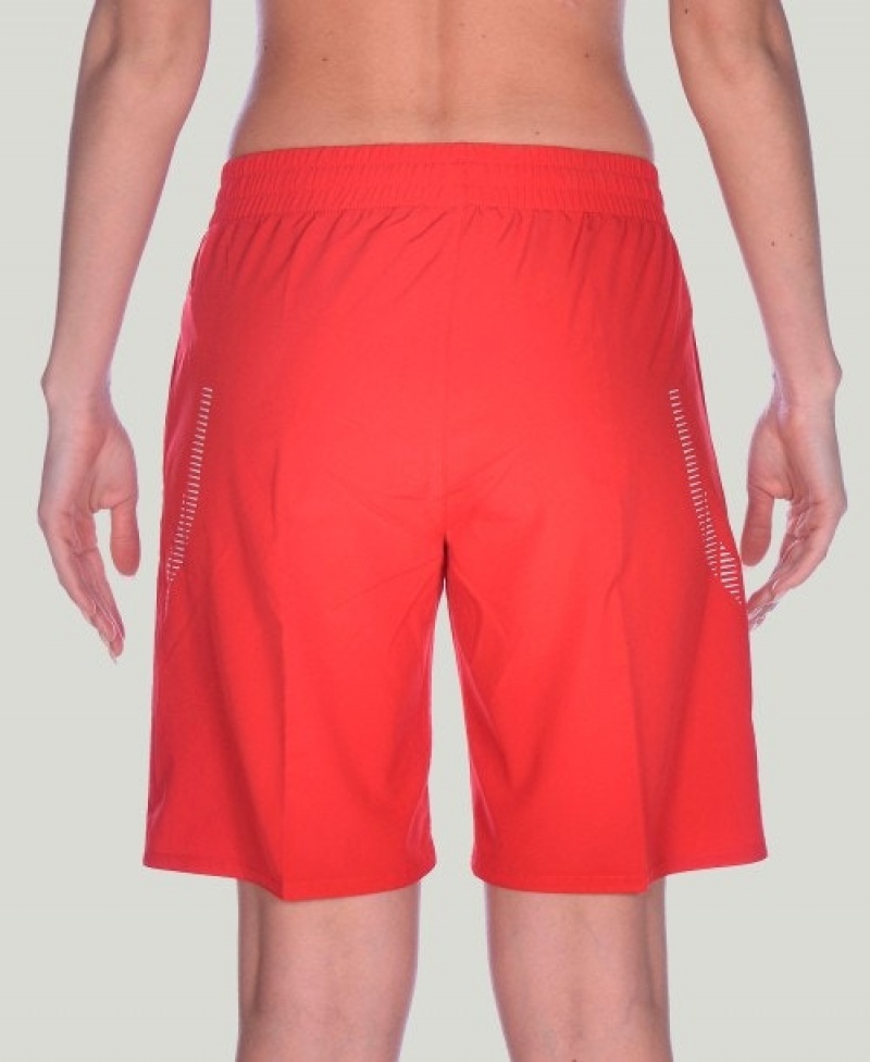 Red Arena Team Line Men's Shorts | 7835539