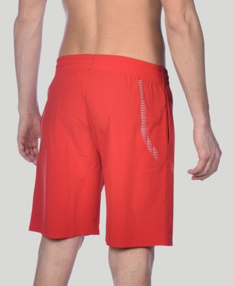 Red Arena Team Line Men's Shorts | 7835539