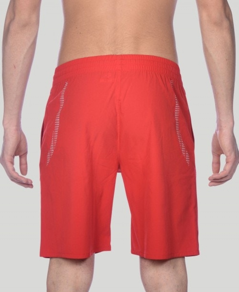 Red Arena Team Line Men's Shorts | 7835539