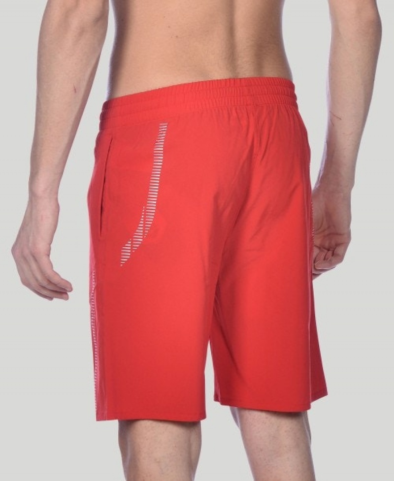 Red Arena Team Line Men's Shorts | 7835539