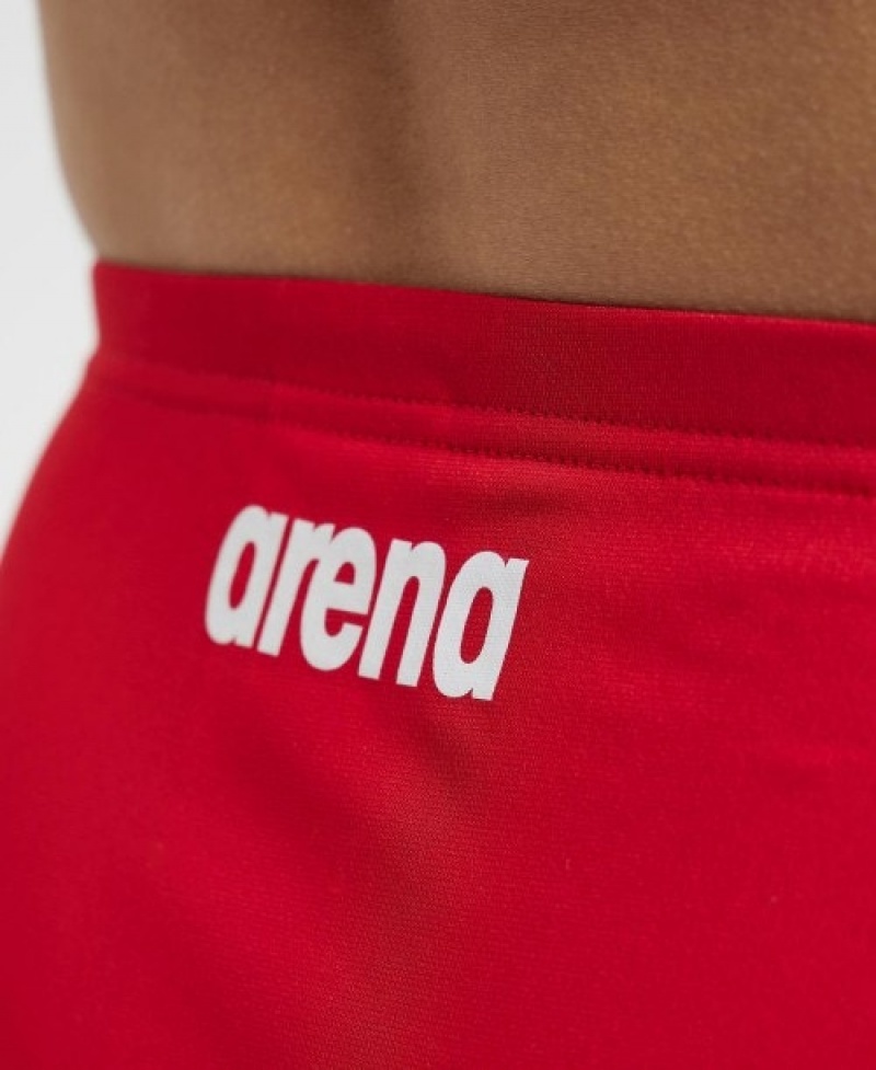 Red Arena Team Solid Women's Bikini Bottoms | 68342690