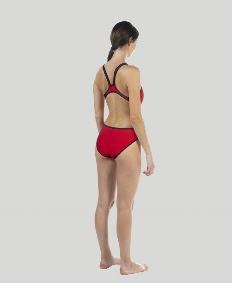 Red Arena Thebiglogo Women's Swimsuits | 89586473