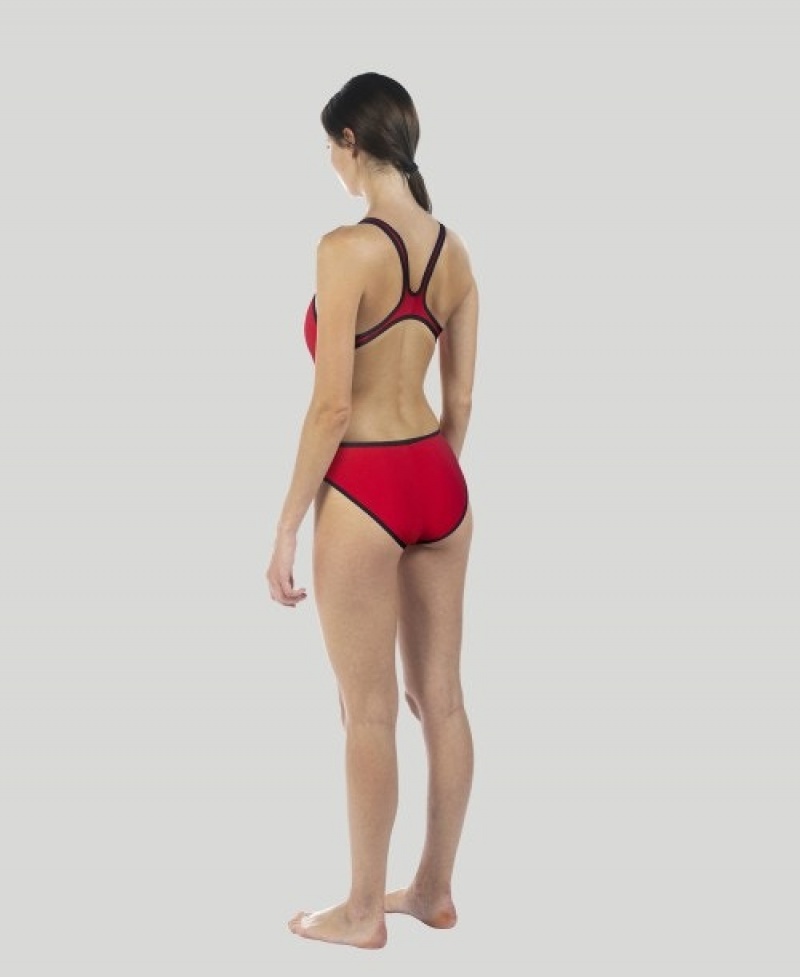 Red Arena Thebiglogo Women's Swimsuits | 89586473