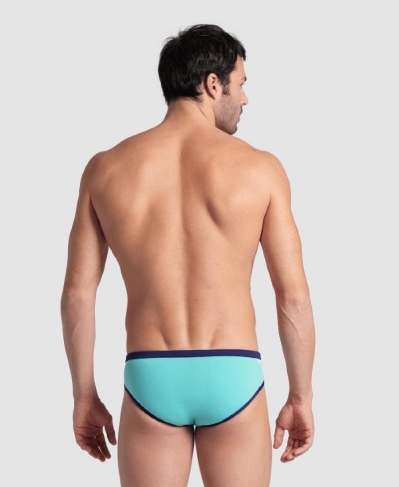 Turquoise Arena Icons Men's Briefs | 26287321