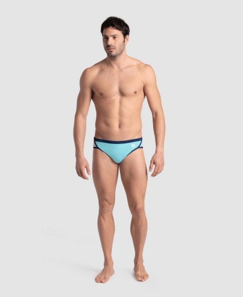 Turquoise Arena Icons Men's Briefs | 26287321