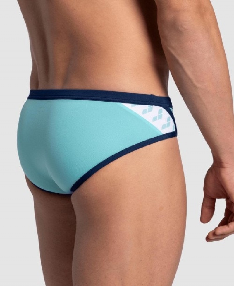 Turquoise Arena Icons Men's Briefs | 26287321