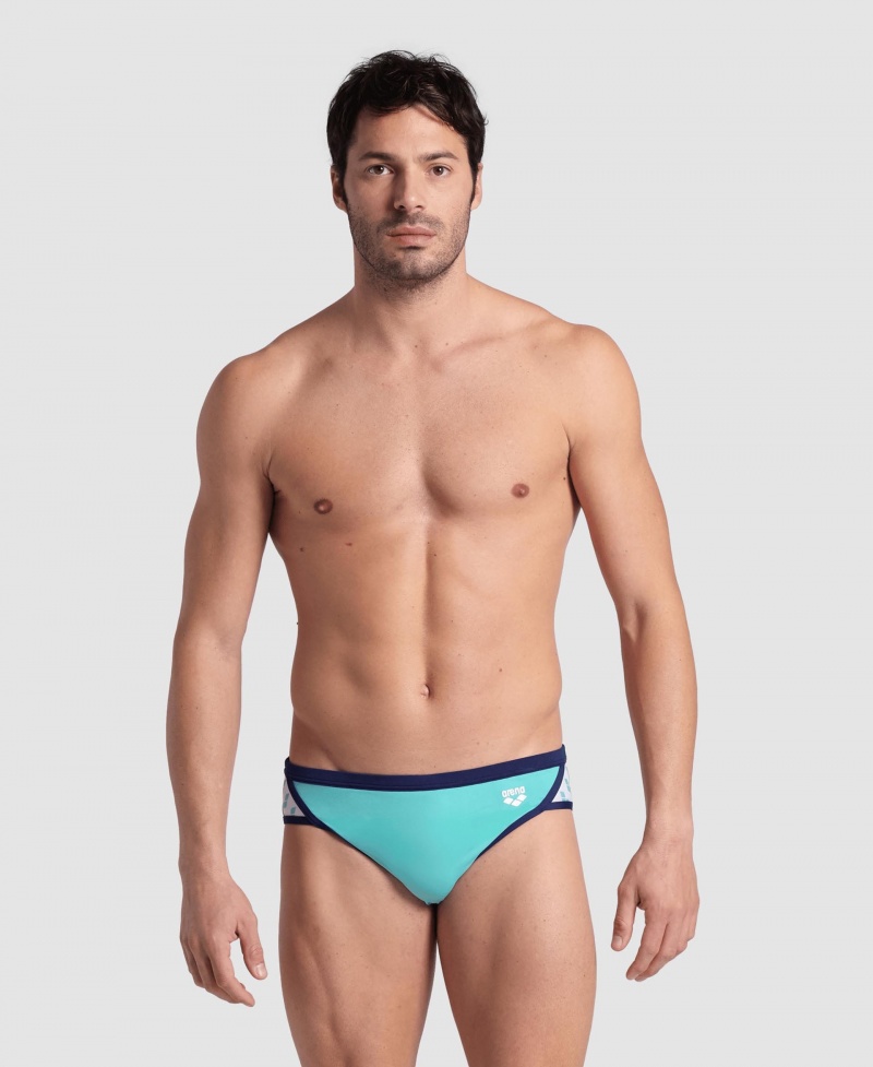 Turquoise Arena Icons Men\'s Briefs | 26287321