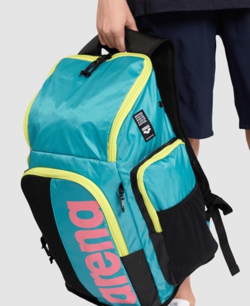 Turquoise Arena Spiky Iii 45 L Men's Backpacks | 51012389