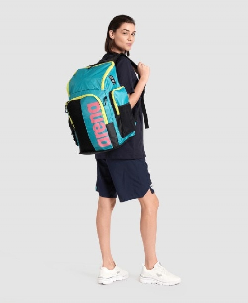 Turquoise Arena Spiky Iii 45 L Men's Backpacks | 51012389