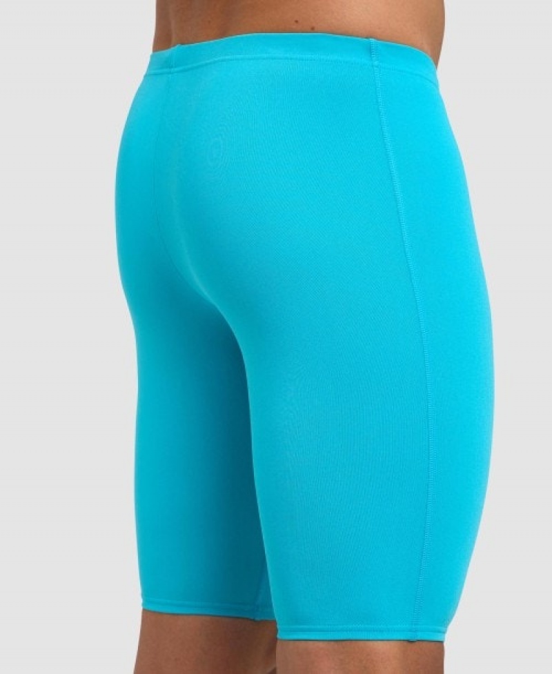 Turquoise Arena Team Solid Jammer Men's Swim Shorts | 78962357