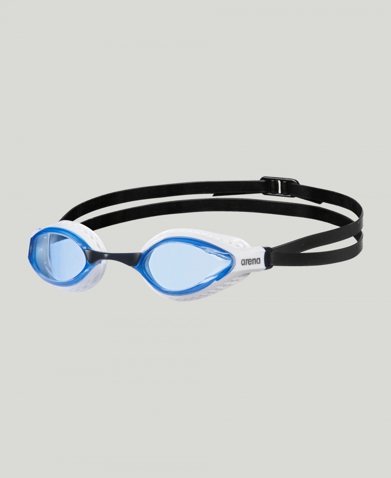 White Arena Air Speed Men's Swimming Goggles | 25972310