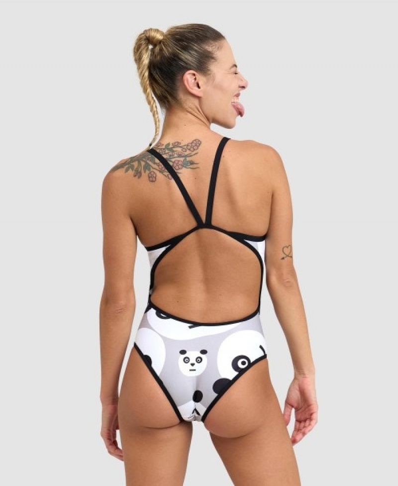 White Arena Crazy Super Fly Back Women's Swimsuits | 93951916