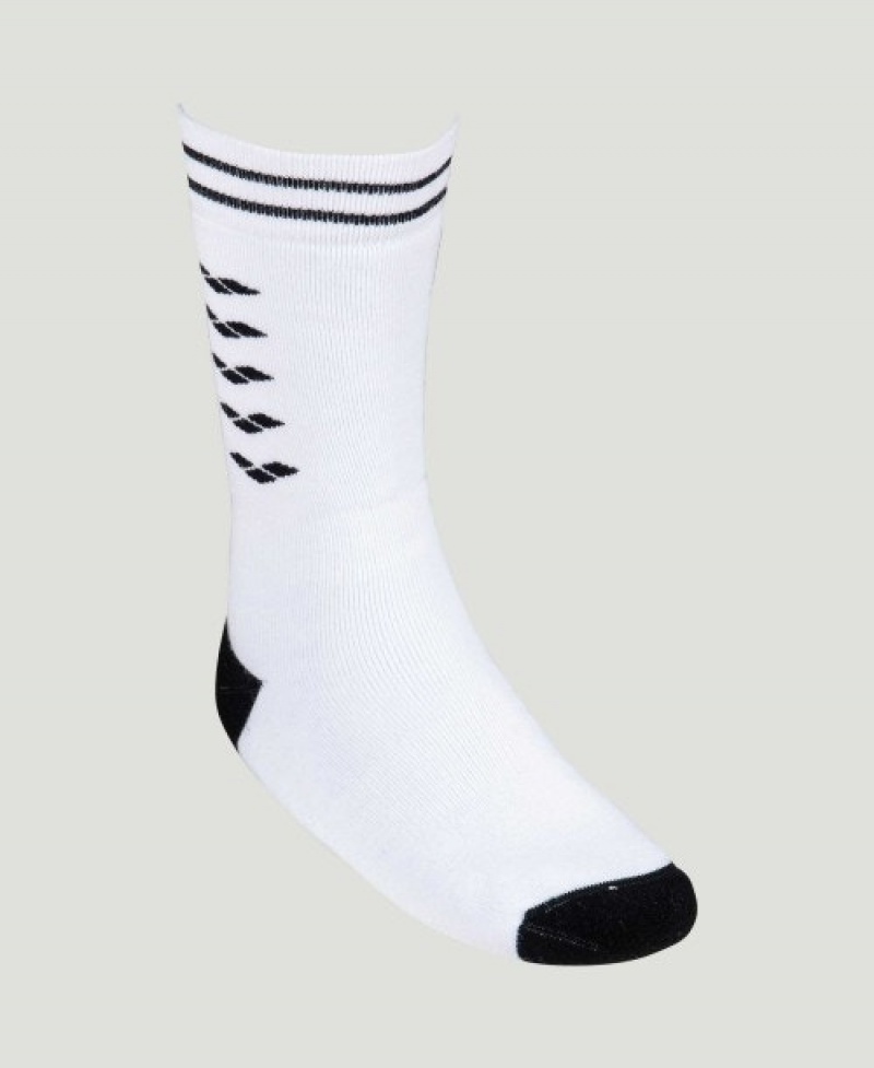 White Arena Icons Women's Socks | 21716977