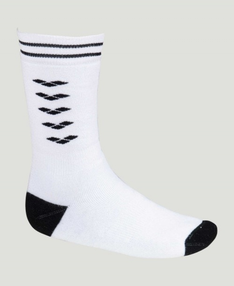 White Arena Icons Women's Socks | 21716977