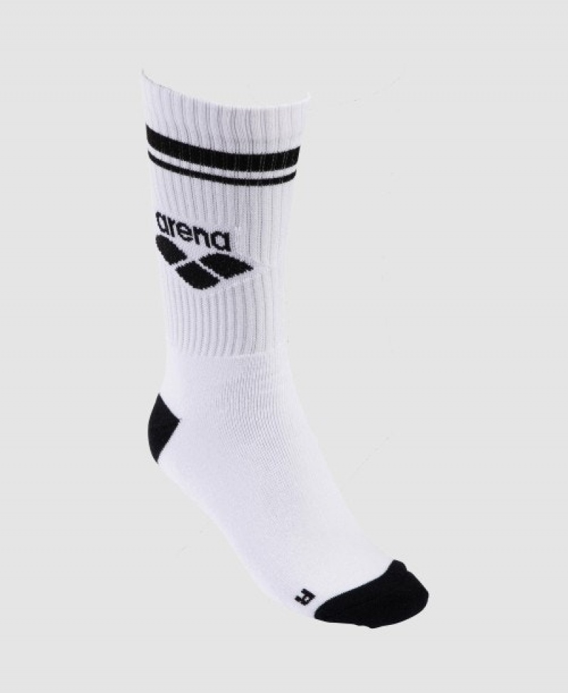 White Arena Icons Women's Socks | 41279254